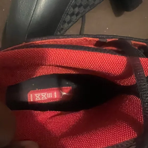 Black and Red Performance Sneakers with Mesh Design Retro 15 Countdown Pack