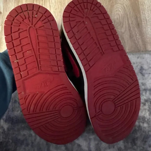 Black and Red Sneakers