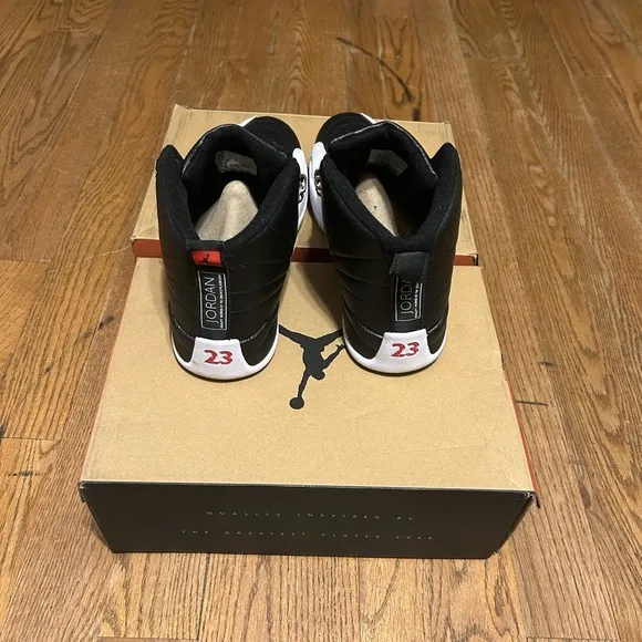 Black and White Athletic Sneakers Jordan 12 size 12Pre owned great condition