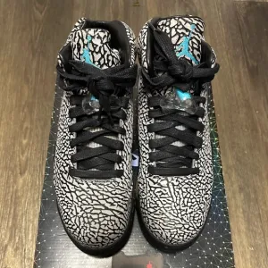 Black and White Patterned Sneakers
