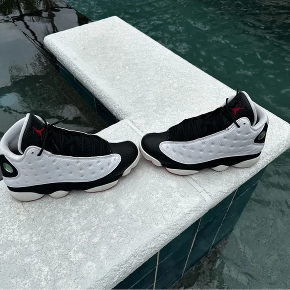 Black and White Retro Jordan 13’s         (He Got Games)