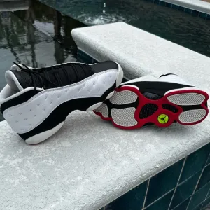 Black and White Retro Jordan 13’s         (He Got Games)