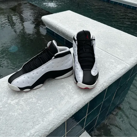Black and White Retro Jordan 13’s         (He Got Games)