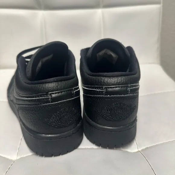 Black Leather Sneakers