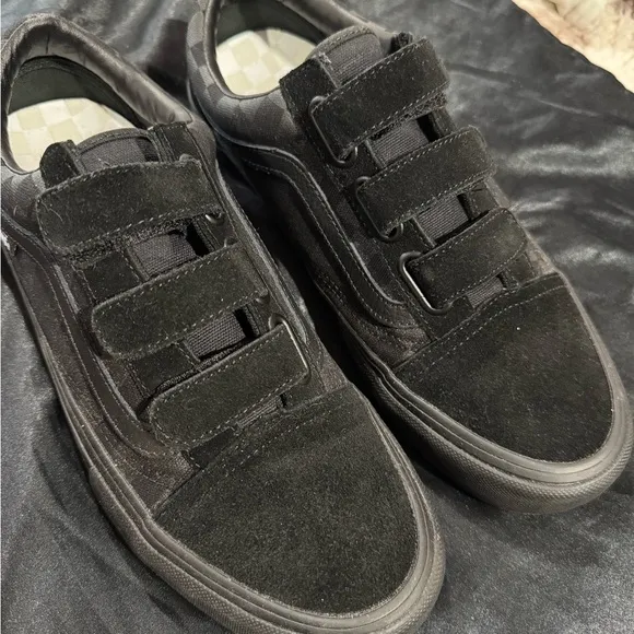 Black Velcro Sneakers