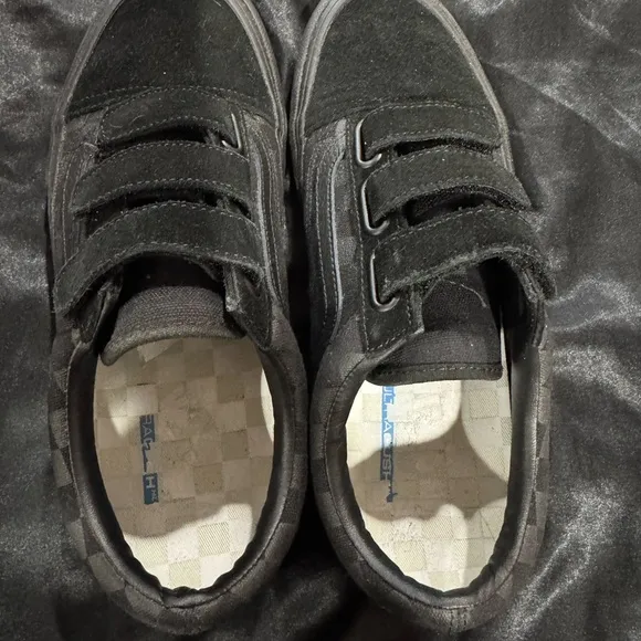 Black Velcro Sneakers