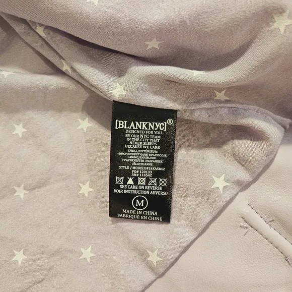 BLANKNYC Faux Leather Moto Faux Leather Moto Jacket