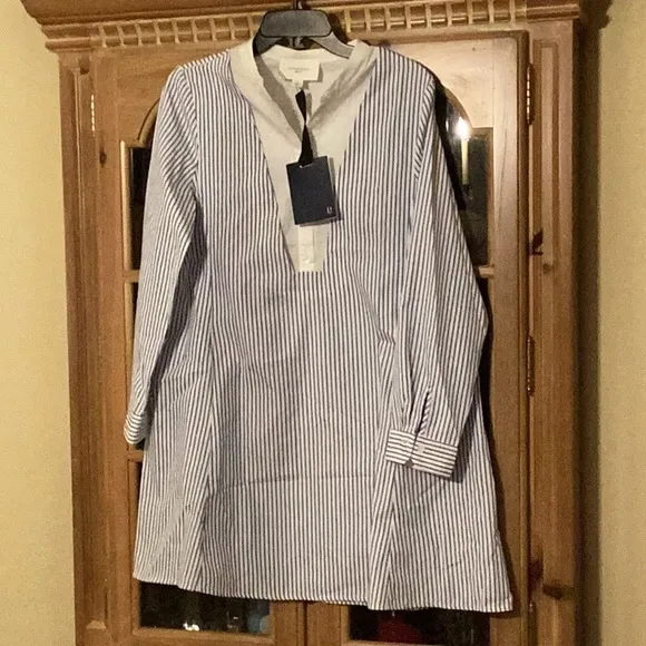 Blue Striped Lottie Dress