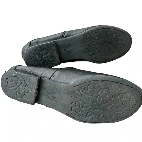 B.o.c Suree women’s black loafers slip on leather comfort shoe size 8.5