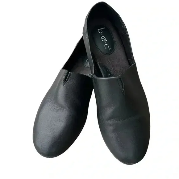 B.o.c Suree women’s black loafers slip on leather comfort shoe size 8.5