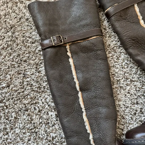 BORN Burnished Calf Knee-high Boots