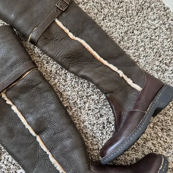 BORN Burnished Calf Knee-high Boots