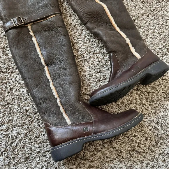 BORN Burnished Calf Knee-high Boots