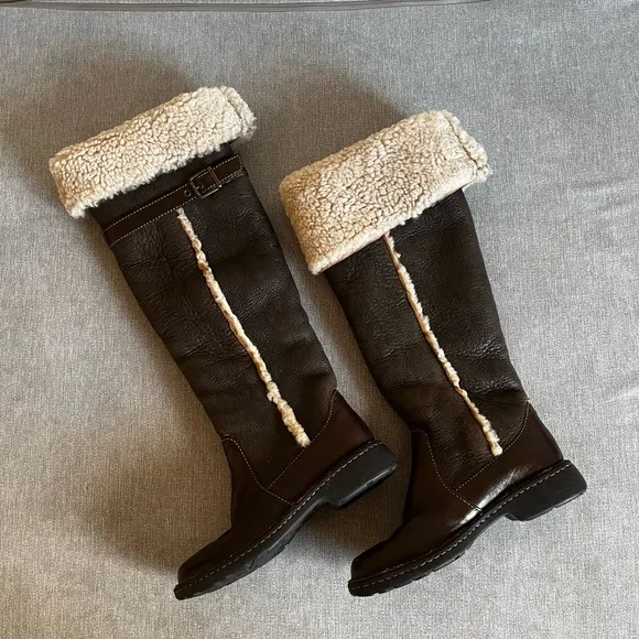 BORN Burnished Calf Knee-high Boots