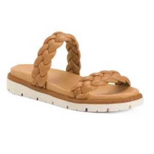 Born Freesia Braided Tan Leather Sandals Size 8 Like New!