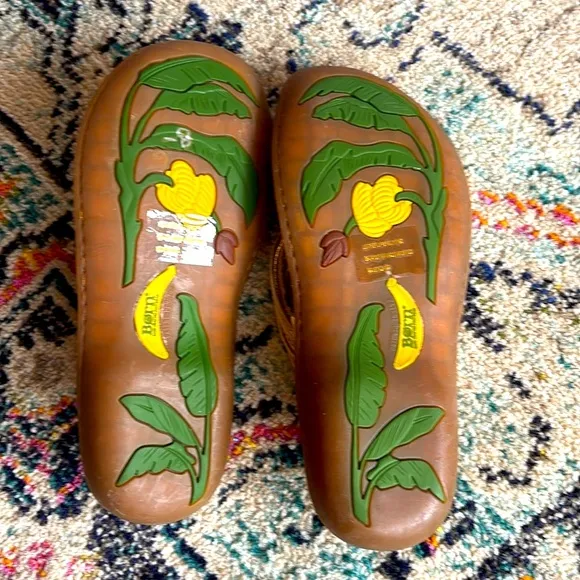BORN Gold Metallic Comfort Sandals