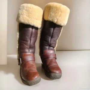 Born Shearling Leather Boots size 38/7
