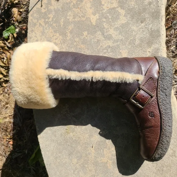 Born Shearling Leather Boots size 38/7