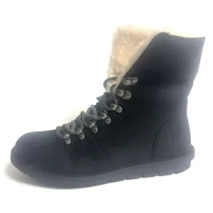 Born Women's Blaine Shearling Bootie Black Size 6.5M