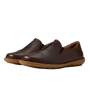 BORN Women's Nampa Slip-Ons Loafers US 7.5 EU 38 Dark Brown Nubuck Leather NIB