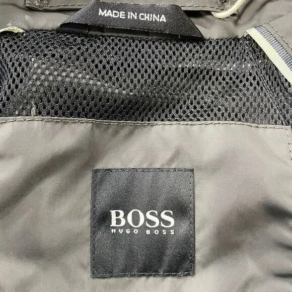 Boss by Hugo Boss Full Zip Jacket in Grey Polyester