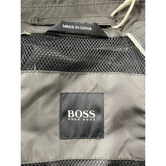 Boss by Hugo Boss Full Zip Jacket in Grey Polyester