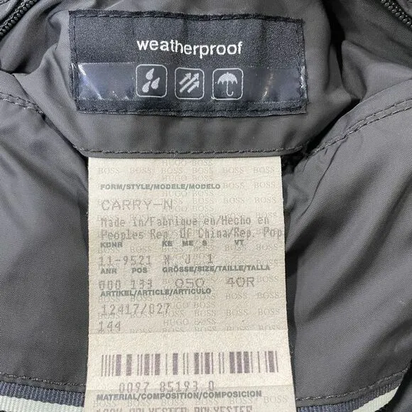 Boss by Hugo Boss Full Zip Jacket in Grey Polyester