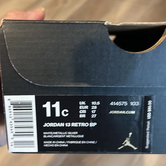 Boys jordan 13 retro sneakers
