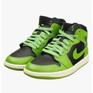 [BQ6472-031] Womens Air Jordan RETRO 1 MID‎ 'ALTITUDE GREEN'