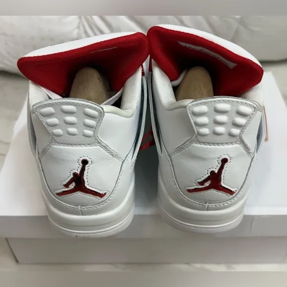 Brand new Metallic Red White and Red Retro Sneakers