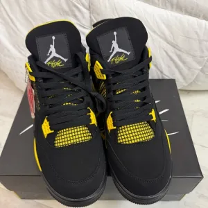 Brand new Never worn Black and Yellow Sneakers