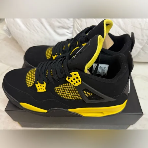 Brand new Never worn Black and Yellow Sneakers