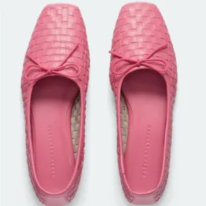 Brand new, never worn Freda Salvador Jada Square Toe Flats, Pink, Size 9