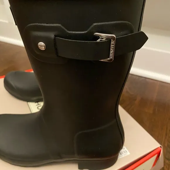 💫Brand New Original Tour Short Hunter Boots- Black💫