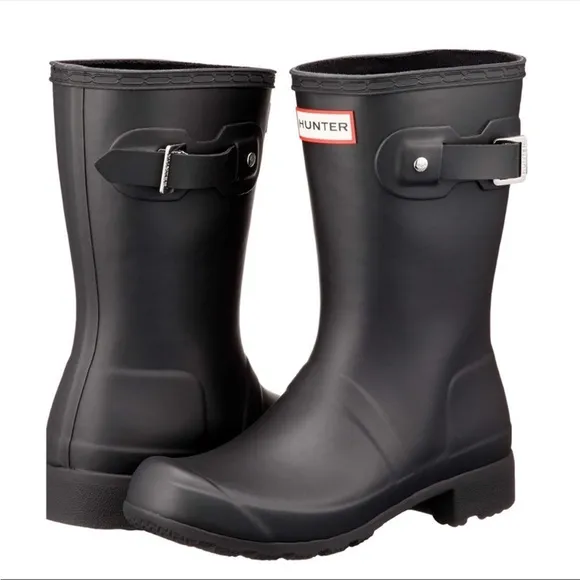 💫Brand New Original Tour Short Hunter Boots- Black💫