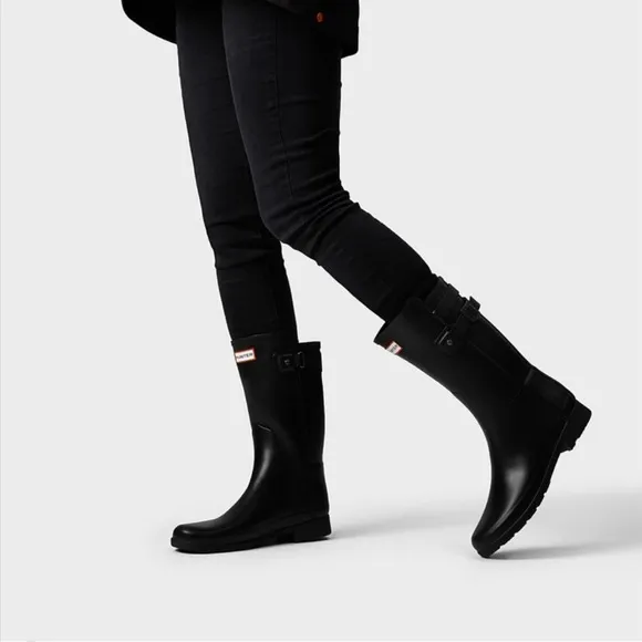 💫Brand New Original Tour Short Hunter Boots- Black💫