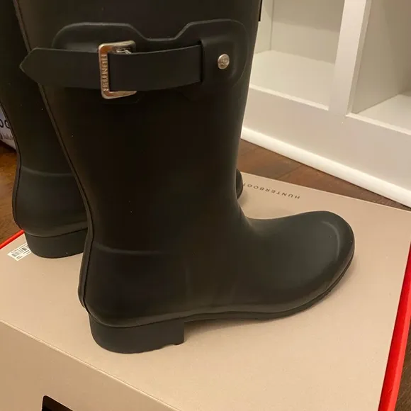 💫Brand New Original Tour Short Hunter Boots- Black💫