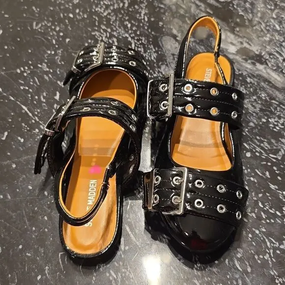 BRAND NEW STEVE MADDEN KIDS GIRLS J-GRAYAA SLINGBACK SANDALS