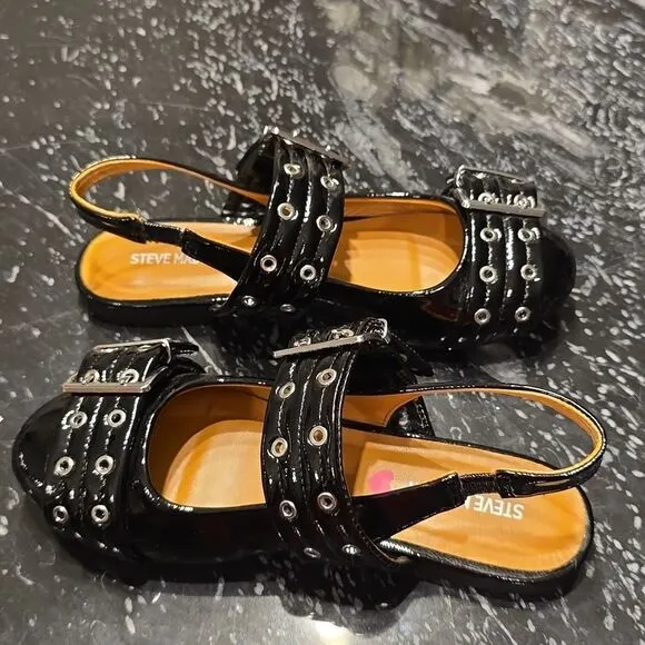 BRAND NEW STEVE MADDEN KIDS GIRLS J-GRAYAA SLINGBACK SANDALS