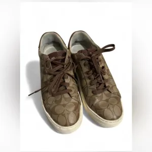 Brown Monogram Sneakers