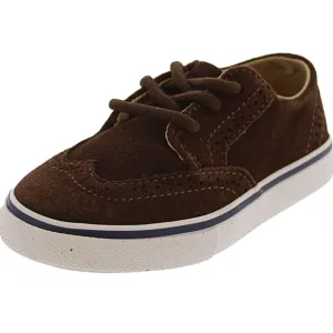 Brown Suede Kids' Sneakers