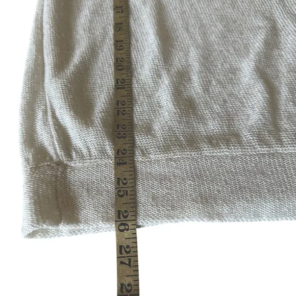 BRUNELLO CUCINELLI LINEN SILK OFF SHOULDER SWEATER SIZE MEDIUM
