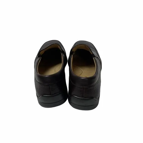 Bruno Magli Ashton Grained Leather Slip On Loafers Men's Brown Size 7.5