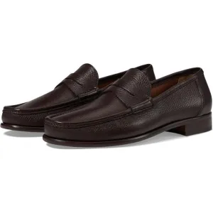 Bruno Magli Mens Tonio Loafer Size 8M Dark Brown Leather Almond Toe Slip On