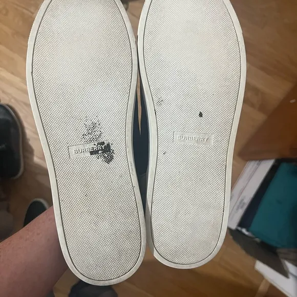 Burberry Black and Tan Sneakers Men’s
