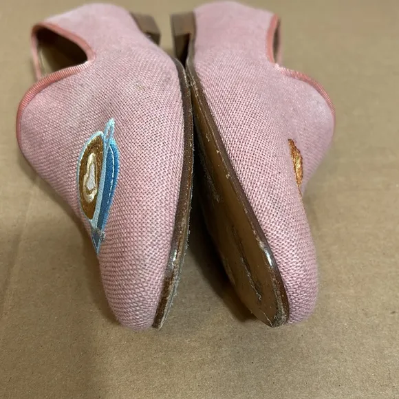 Calitas World Handmade In Spain luxury linen loafers size EU 37 US 5.5