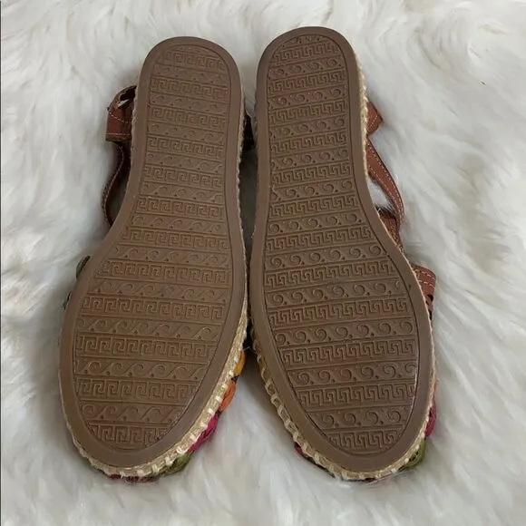 Calvados Venus Woven Leather Espadrilles