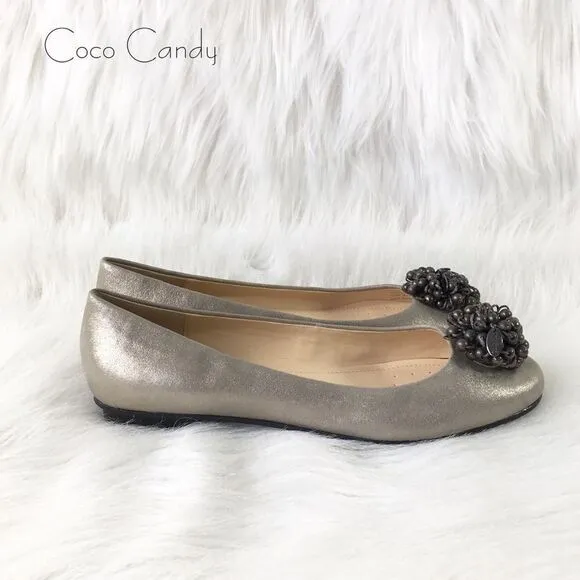 🆕Calvin Klein Mackenzi Gold Metallic Flats