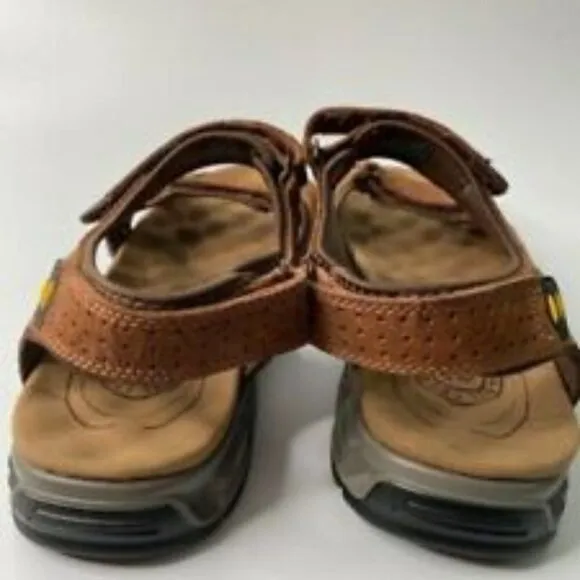 CAMEL CROWN Men Leather Sandals for Outdoor Hiking Walking Beach Sports Size 11