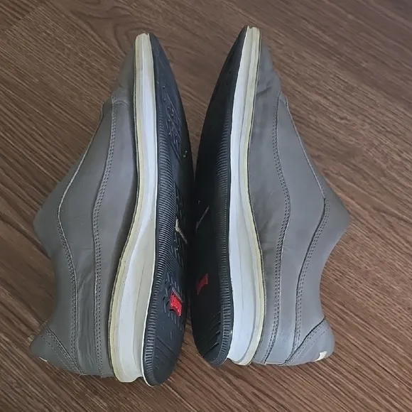 Camper men's Gray Slip-Ons with elastic Straps and Smooth Upper size 44(11US)